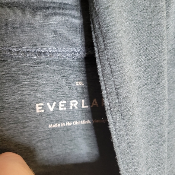 Everlane Minimalist Active Stretch The ReNew Air Hoodie Size XXL Blue - Picture 2 of 2